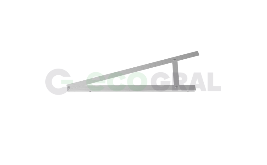 Trójkąt aluminiowy mały 15 stopni (skręcony)