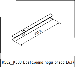 K502_K503 Noga przód L637