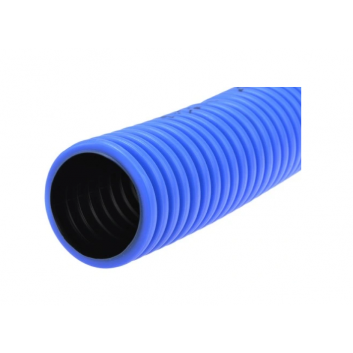 Rura osłonowa karb. fi32/25mm nieb pilot (25m)